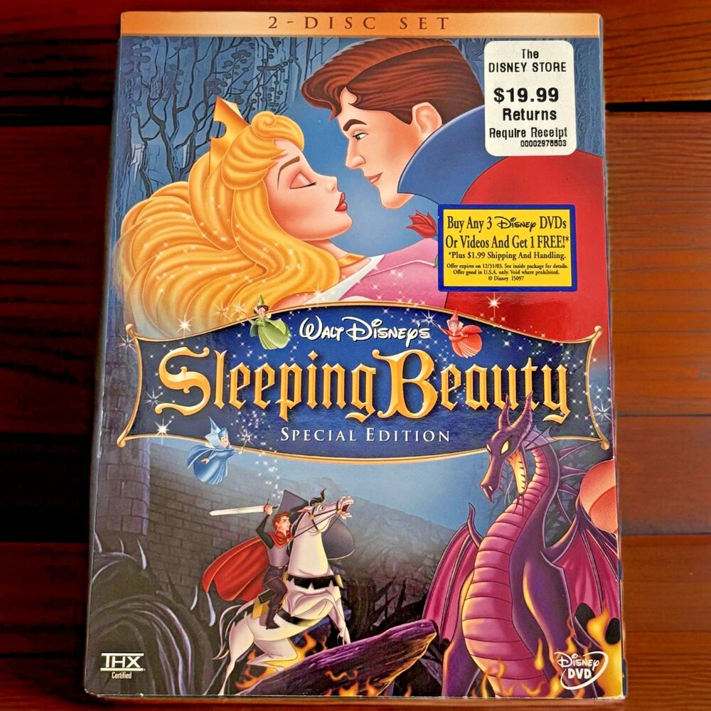 Walt Disney Sleeping Beauty (DVD, 2003, 2-Disc Set Special Edition) – Used